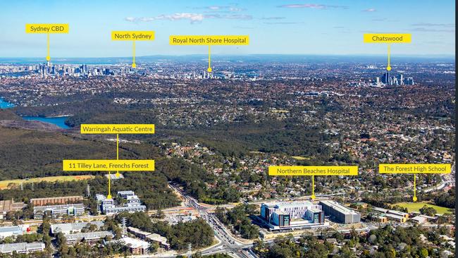 An overview of north Sydney.