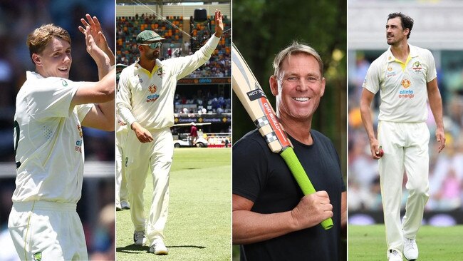 Shane Warne weighs in on the Gabba performances of Cameron Green, Nathan Lyon and Mitchell Starc.