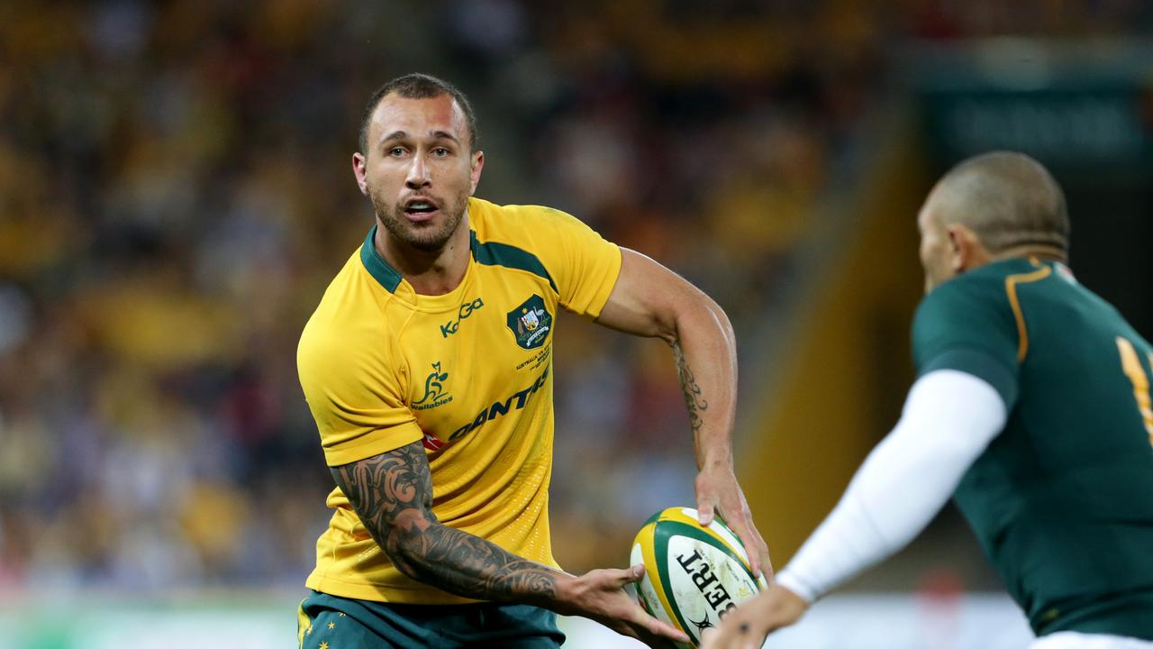 Quade Cooper will run out for his 71st cap against the Springboks. Photo: Getty Images