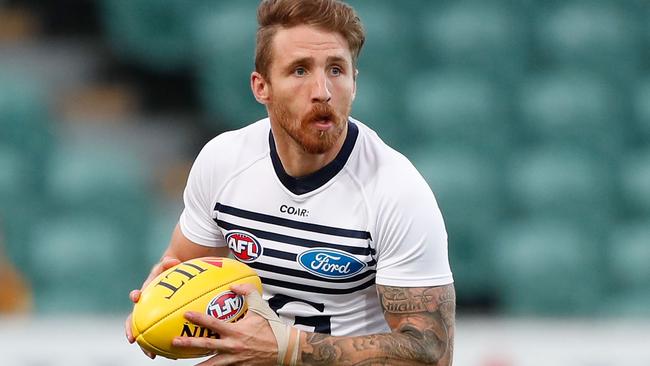 Zach Tuohy starred in his Cats debut. Picture: Getty Images