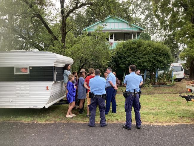 The NSW Reconstruction Authority (RA) is attempting to disconnect water supply to nine government-owned houses in Lismore currently occupied by squatters. Photo: Supplied