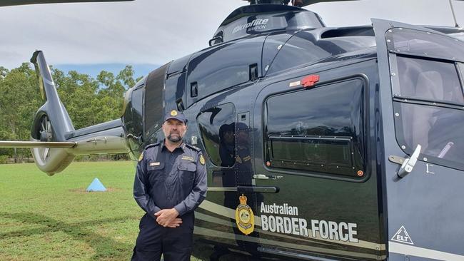 Australian Border Force have sent a new chopper to the Top End to help with Operation Lunar. Picture: Supplied.