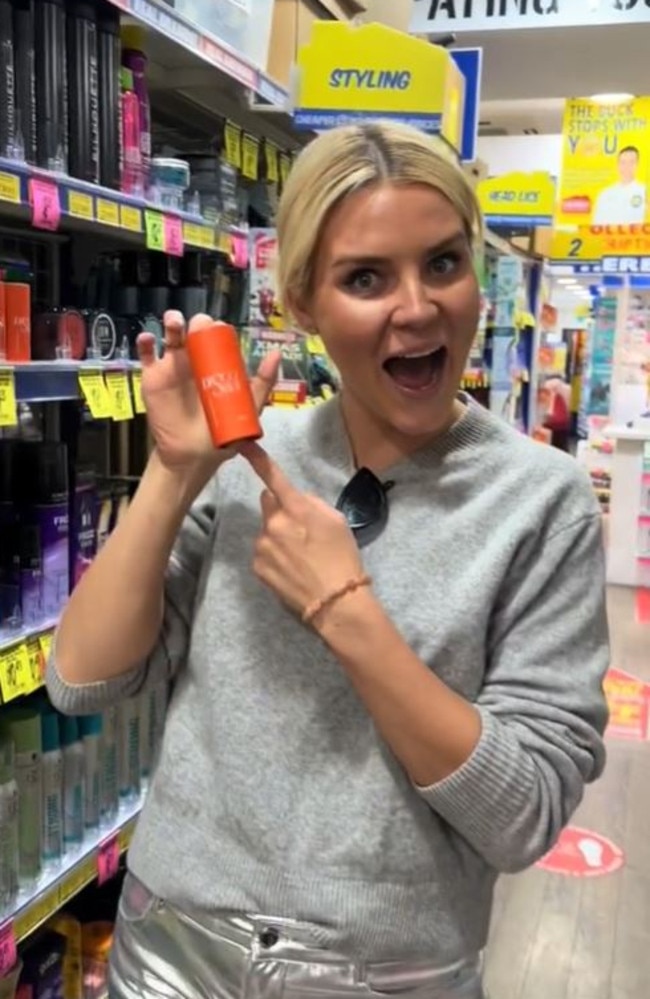 Grace Garrick (pictured) and her best mate Adelle Beckwith launched the product after struggling to find a wax hair stick you could buy in Australia. Picture: Instagram/DiscoStick