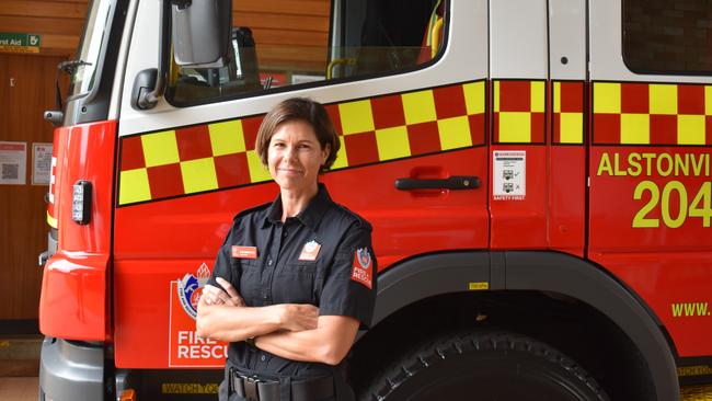 Samantha Birkwood has joined Alstonville Fire Station as a new on-call firefighter. (Credit: Adam Daunt)