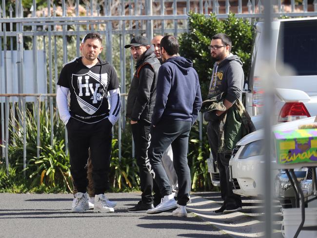 Friends and family attend a funeral prayer for Anwar Teriaki at Preston Mosque.