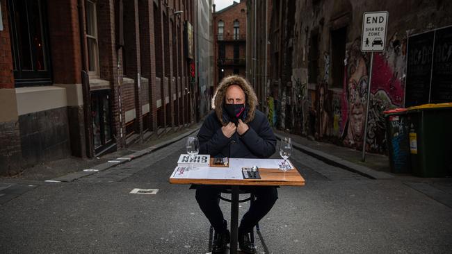 Restaurant owner Chris Lucas of Melbourne institution Chin Chin had earlier said Premier Daniel Andrews proposed outdoor dining rules are unworkable. Picture: Jason Edwards