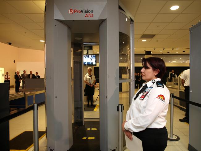 Airport security screening is getting tighter across the world. Picture: Cameron Richardson