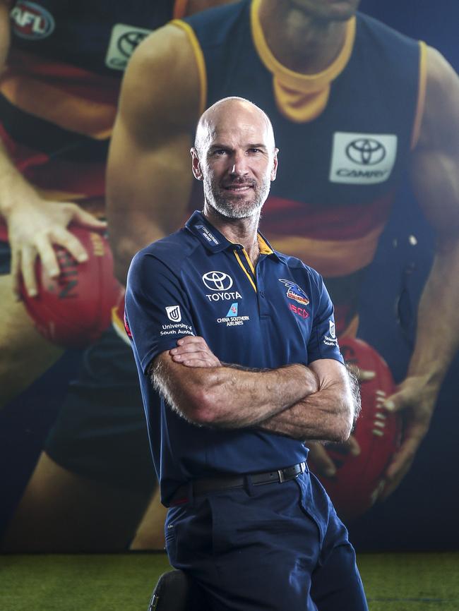 Josh Francou ahead of the Crows season. Picture: AAP/Mike Burton