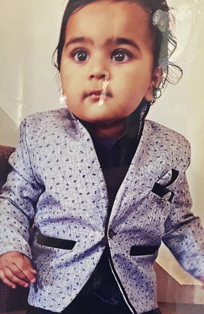 Ayan Kapoor, 4, was killed by a falling tree in the storm that hit Melbourne on Thursday evening. Picture: Supplied