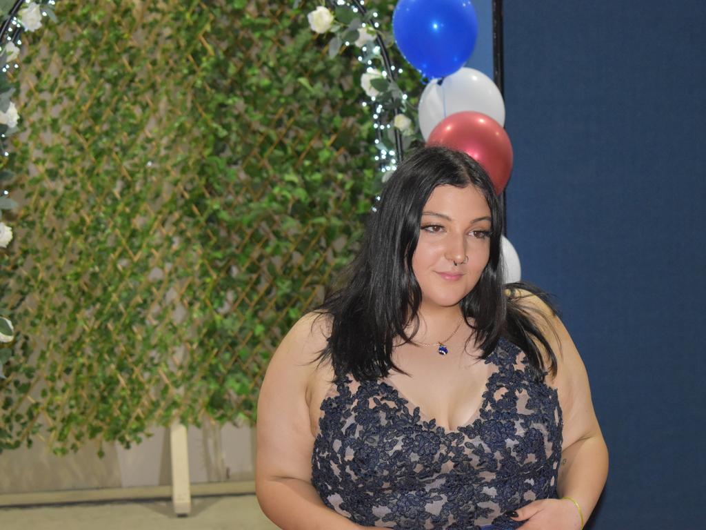 Katelin Fawdon at Stanthorpe State High School's 2023 formal (Photo: NRM)