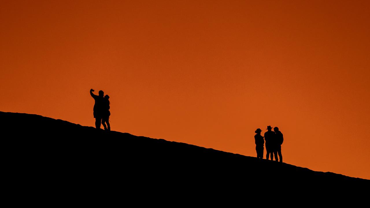 Red dirt and a setting sun – what could be more romantic? Picture: Matt Williams