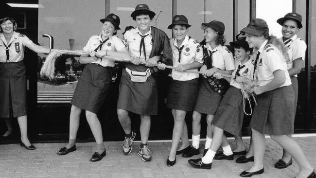 Girl Guides from 1992.