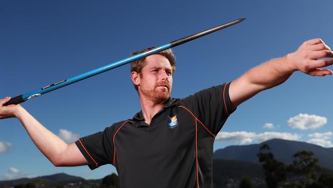 Tasmanian Olympian Hamish Peacock who is left in limbo trying to qualify for the Tokyo Olympics after the national athletics championships has been postponed. Picture: NIKKI DAVIS-JONES