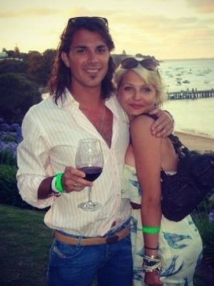 Damien Carew was separately convicted for beating his Russian wife Anna Polianskaya. Picture: Facebook