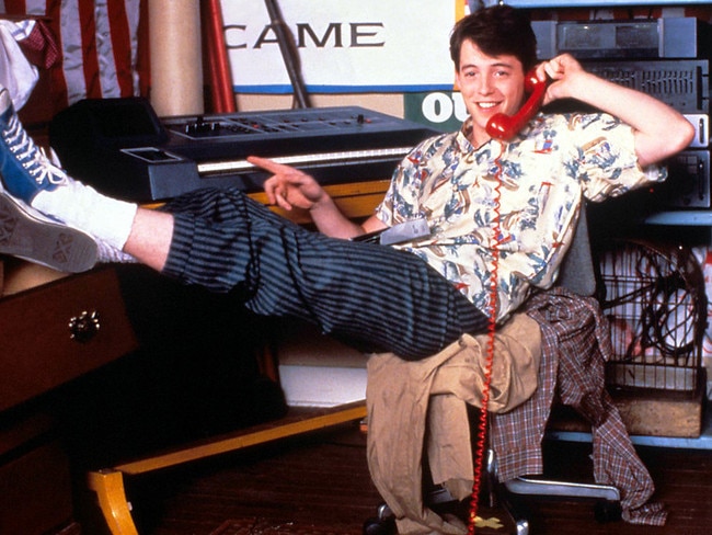 Matthew Broderick in Ferris Bueller's Day Off in 1986.