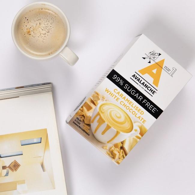 Avalanche’s 99 per cent sugar-free hot chocolates have a cult following online. Picture: Instagram/Avalanche Coffee