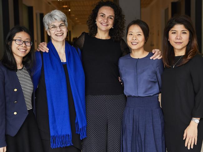 Pitch for Good 2018 finalists Sandy Xu, Diane Gatto, Christina Jarron, Julia Suh and Agatha Simanjuntak. Pictures: Tomasz Machnik