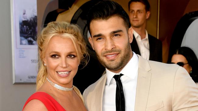 Spears’ husband denied there were any issues in their marriage. Picture: Kevin Winter/Getty Images