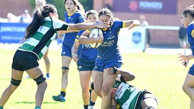 Club rugby women's semi-final Sunnybank v Bond. Saturday August 12, 2023. Picture, John Gass