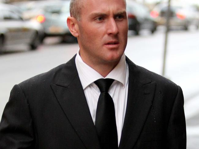 Former police officer Andrew Lawrance received a formal warning for attaching a bottle opener to his piercing and using it to open beers at the work party.