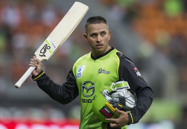 Usman Khawaja will play plenty of games for the Thunder if he misses Test selection.