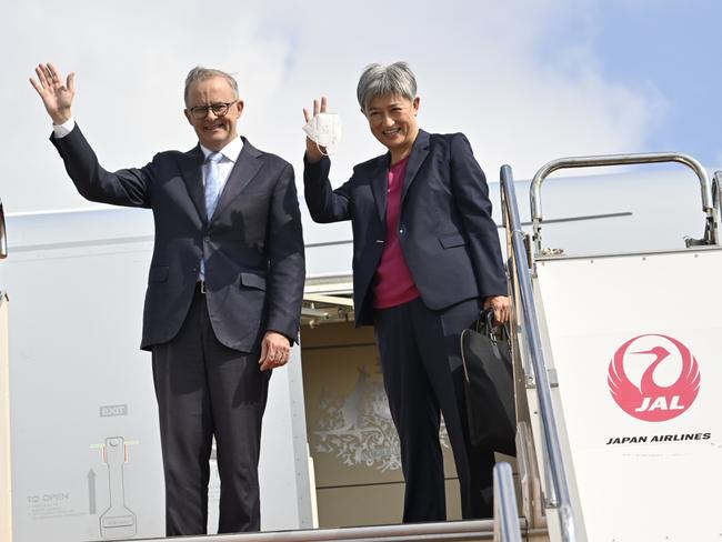 Anthony Albanese and Penny Wong have a ‘genuine geopolitical outlook’. Picture: David Foote / Department of Parliamentary Services