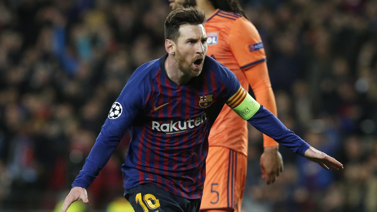 Barcelona thrashed Lyon 5-1, with captain Lionel Messi emerging as the star of the show.