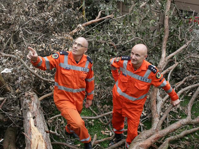 The Central Coast's SES controllers Rolf Garda (Gosford) and Matt le Clercq (Wyong) on how volunteers are at breaking point after a storm year from hell