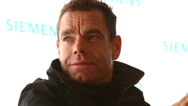 Cadel Evans ... announced plan for second Great Ocean Road Race. Picture: tait schmaal.