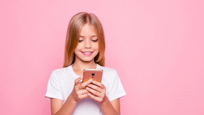 There’s evidence from the UK that among children aged 8-12 who get around age requirements on social media sites, up to two-thirds had help from a parent. Picture: iStock