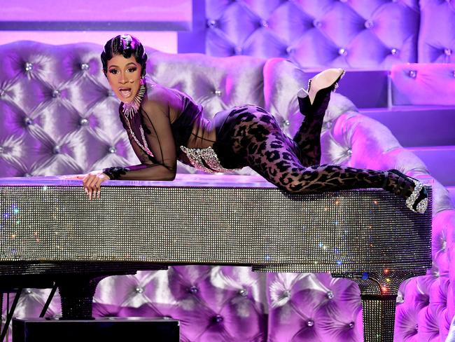 Cardi B, being extra as always. Picture: Kevin Winter/Getty Images for The Recording Academy