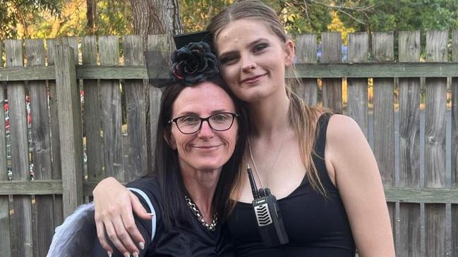Kylie Johnson and her missing daughter Pheobe Bishop. Picture: Facebook