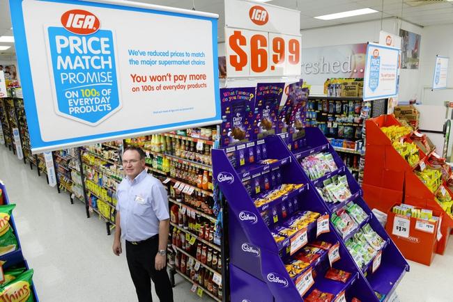 PRICING CHALLENGE: Springfield Lakes IGA owner Terry Slaughter. Picture: Rob Williams