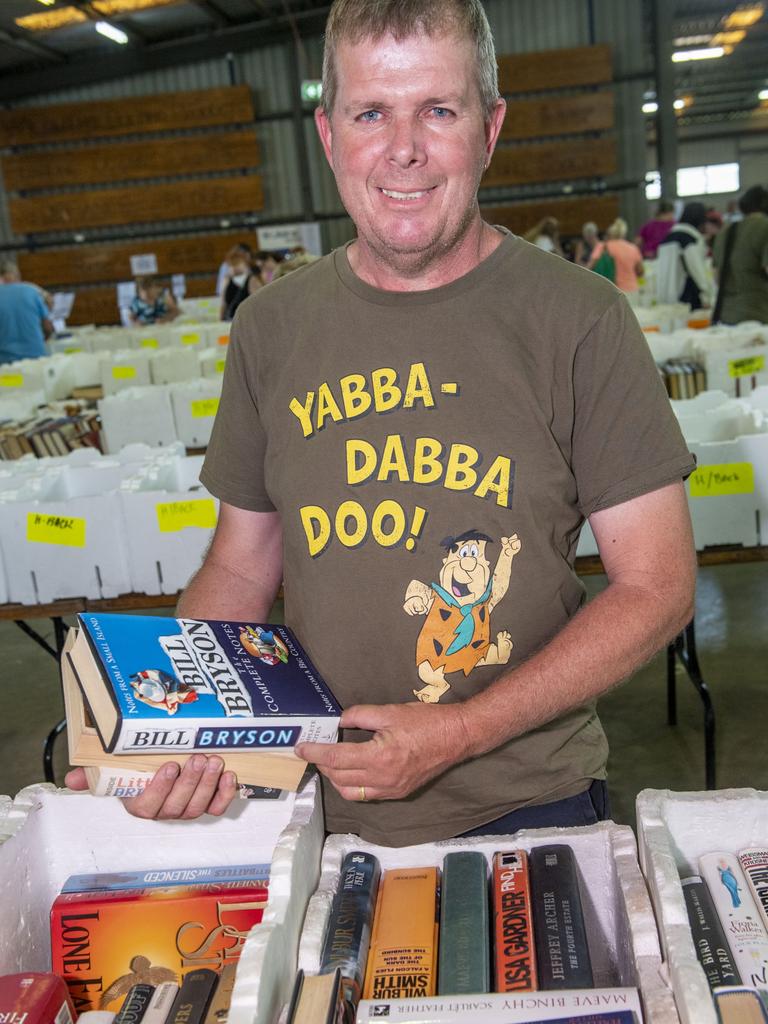 Richard Jones at the Chronicle Lifeline Bookfest 2022. Saturday, March 5, 2022. Picture: Nev Madsen.