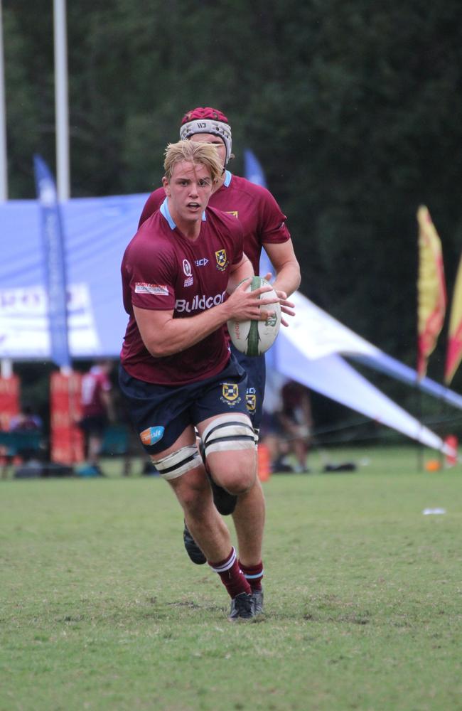 Tom Robinson. Colts 1 club rugby action between UQ and GPS. Saturday, April 20, 2024.