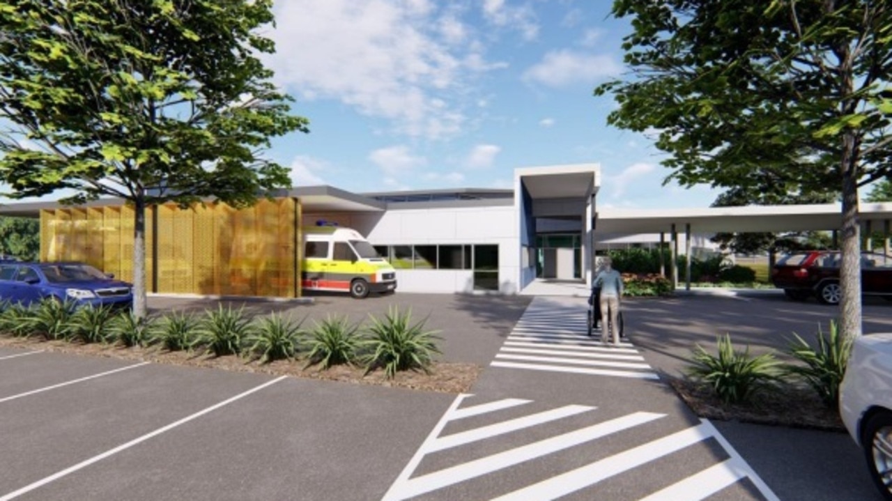 Design plans for the new $31.5 million Sarina Hospital along Brewers Road, Sarina. Picture: Contributed