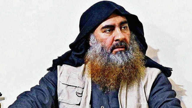 Late Islamic State leader Abu Bakr al-Baghdadi. His head was blown off whole.