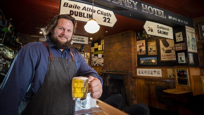 New Co-Owner of the New Sydney Hotel, Nick Blacklow. Picture: RICHARD JUPE