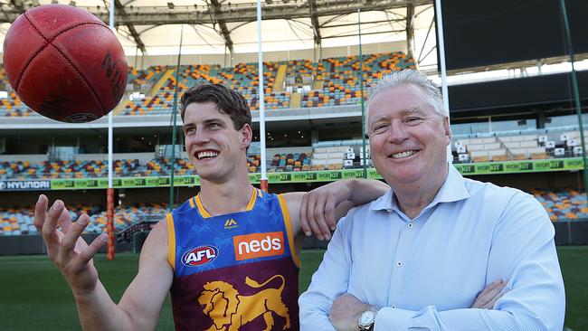 Brisbane Lions CEO Gregg Swann is on the Broncos hitlist to be the club’s next chief executive. Picture: Lyndon Mechielsen