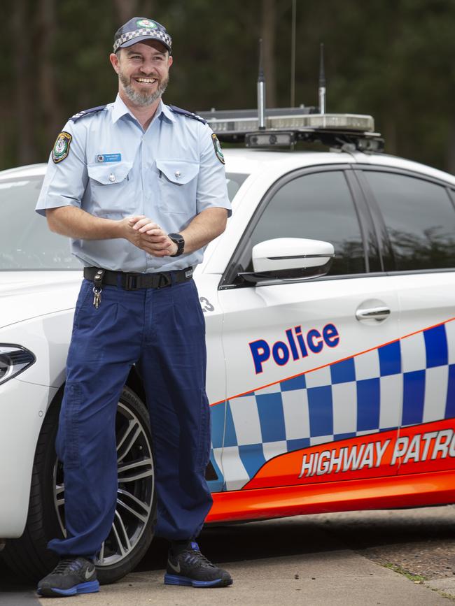 Senior Constable Jonathan Wright. Picture: Justin Lloyd.