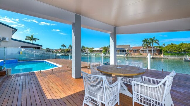 The former Dickson home at Pebble Beach Dr, Runaway Bay