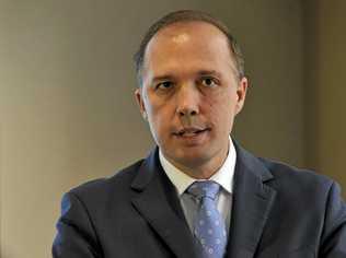 Minister for Immigration Peter Dutton speaks to the media in Sydney, Friday, April 29, 2016. (AAP Image/Joel Carrett) . Picture: JOEL CARRETT