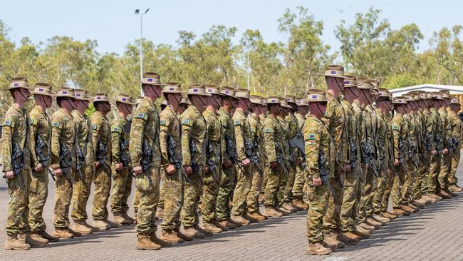 More than 200 soldiers from 8th/12th Regiment, Royal Australian Artillery will be taking part in a Freedom of Entry march through Palmerston on Friday. Picture: Pema Tamang Pakhrin