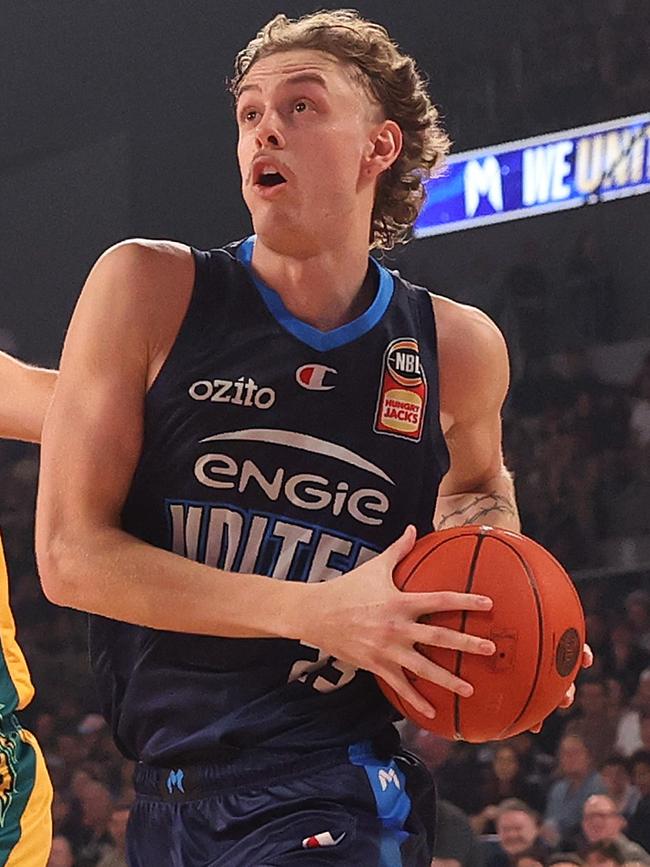 The NBA beckons for Melbourne United young gun Luke Travers. Picture: Getty Images