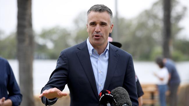 South Australian Premier Peter Malinauskas at Renmark. Picture: Kelly Barnes