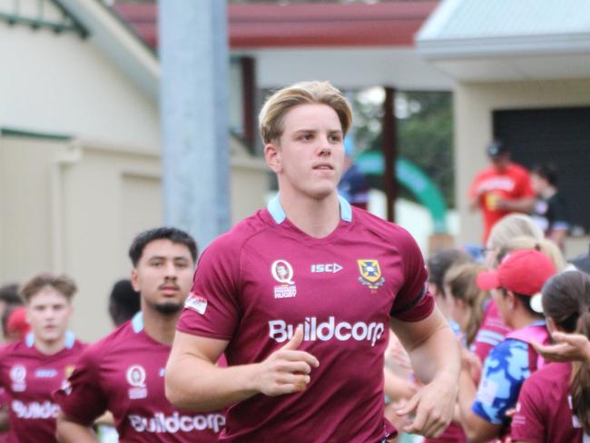 Tom Robinson. Colts 1 club rugby action between UQ and GPS. Sarturday, April 20, 2024.