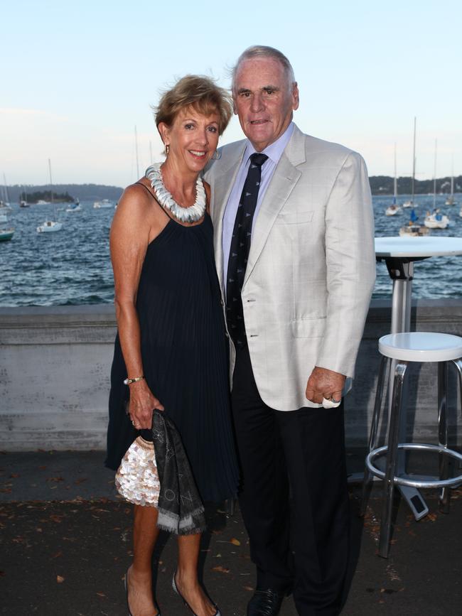 The late Lang Walker with his wife Sue.