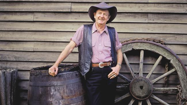 Australian country music singer-songwriter Slim Dusty, who died on September 19 2003, aged 76. Picture: John Elliott