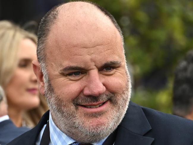 MELBOURNE, AUSTRALIA - SEPTEMBER 10: Craig Hutchison, journalist and sports broadcaster is seen during Melbourne Racing at Flemington Racecourse on September 10, 2022 in Melbourne, Australia. (Photo by Vince Caligiuri/Getty Images)