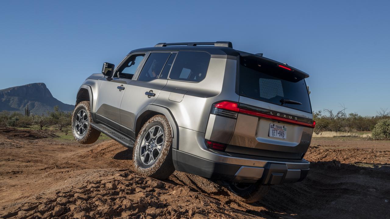 2024 Lexus GX off roading.